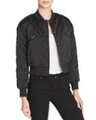 Kendall + Kylie Quilted Bomber Jacket