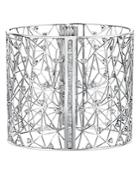 Hueb 18k White Gold Estelar Diamond Openwork Wide Statement Bracelet