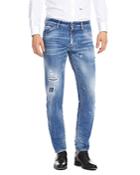 Dsquared2 Slim Fit Jeans In Faded Blue