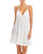 Aqua Lace Trim Cami Mini Dress Swim Cover-up - 100% Exclusive