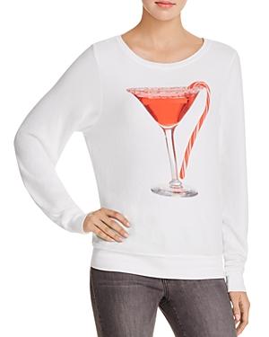 Wildfox Candy Cane Martini Sweatshirt - 100% Bloomingdale's Exclusive