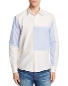 Soulland Jiang Patchwork Slim Fit Button-down Shirt
