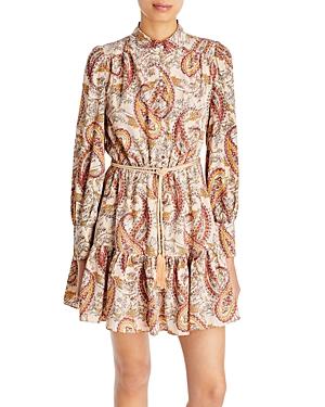 Aqua Paisley Mini Dress - 100% Exclusive