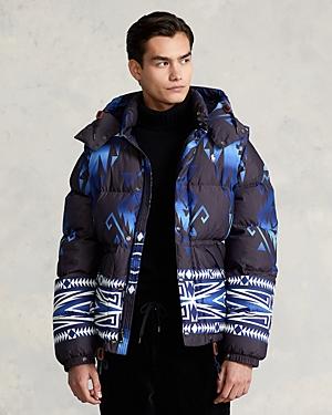 Polo Ralph Lauren Geo Print Convertible Down Jacket