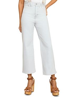 Veronica Beard Grant Braided Trim Ankle Jeans In Aspen