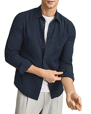 Reiss Madrid Garment Dyed Regular Fit Shirt