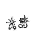 Graziela Gems 18k Black Gold Diamond Star Ear Cuffs
