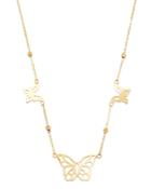 Bloomingdale's Butterfly Station Necklace In 14k Yellow Gold, 18 - 100% Exclusive