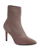 Reiss Women's Cosmos Leather & Knit High-heel Boots