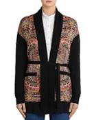 Etro Paisley Print Silk & Wool Cardigan