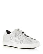 P448 Women's John Metallic Leopard Print Low Top Sneakers