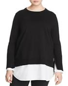 Vince Camuto Plus Layered-look Sweater