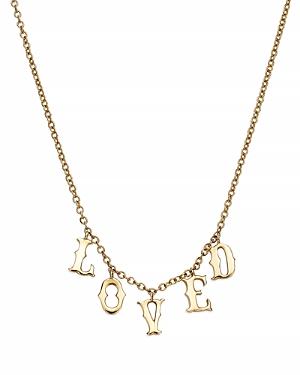 Suel 14k Yellow Gold Loved Necklace, 20