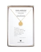 Dogeared Maya Angelou Legacy Collection On Womanhood Necklace, 18