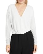 Sanctuary Thinking Of You Knit Crossover Top