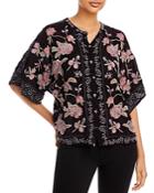 Johnny Was Mulane Floral Print Blouse