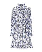 Tory Burch Deneuve Floral Print Ruffled Dress