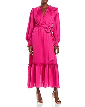 Aqua Belted Maxi Dress - 100% Exclusive