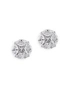 Bloomingdale's Diamond Round Mosaic Stud Earrings In 14k White Gold, 1.50 Ct. T.w. - 100% Exclusive