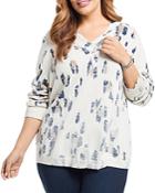 Nic+zoe Plus Spot On Cotton Hoodie