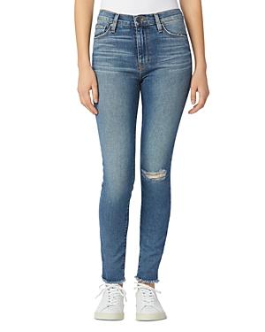 Hudson Barbara Super Skinny Ankle Jeans In Dest Padua