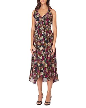 Ba & Sh Leo Printed Low Back Dress