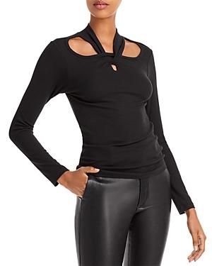 Lna Twist Neck Top