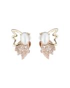 Alexis Bittar Simulated Pearl & Pave Drop Earrings