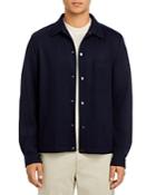 Boss Carper Wool Jersey Slim Fit Coach Jacket