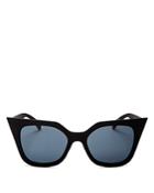 Quay Harper Cat Eye Sunglasses, 55mm