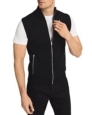 Reiss Henry Zip Front Knit Vest