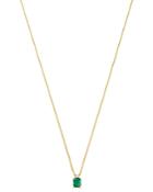 Bloomingdale's Emerald & Diamond Pendant Necklace In 14k Yellow Gold, 16 - 100% Exclusive