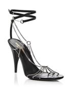 Saint Laurent Women's Chain Link High Heel Sandals