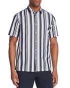 Theory Irving Wide Stripe Button-down Shirt