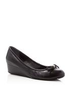 Cole Haan Women's Tali Leather Demi-wedge Pumps