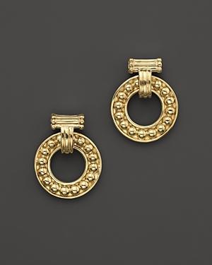 Lagos 18k Gold Circle Earrings