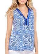 Vineyard Vines Scarf Print Top