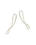 Bloomingdale's Paisley Crossover Threader Earrings In 14k Yellow Gold - 100% Exclusive
