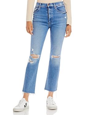 Mother The Tripper Ripped Ankle Jeans In Play Like A Pirate