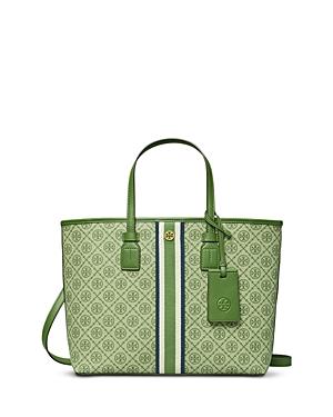 Tory Burch T Monogram Small Coated Canvas Tote