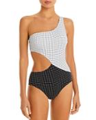 Solid & Striped The Claudia Printed Asymmetric One Piece Swimsuit