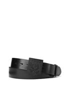 Polo Ralph Lauren Men's Shield Buckle Leather Belt