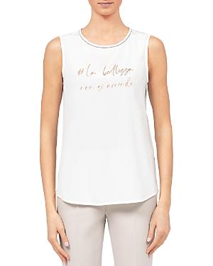 Peserico Embroidered Tank Top