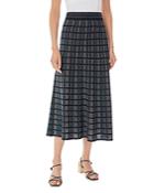 Misook Pull-on A-line Skirt