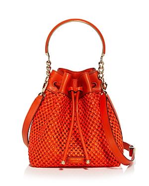 Jimmy Choo Bon Bon Medium Mesh Bucket Bag