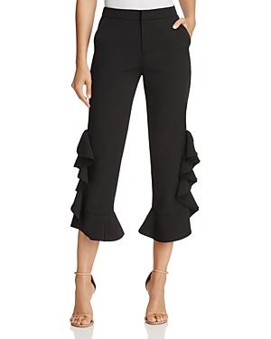 Alpha And Omega Ruffle Crop Trousers