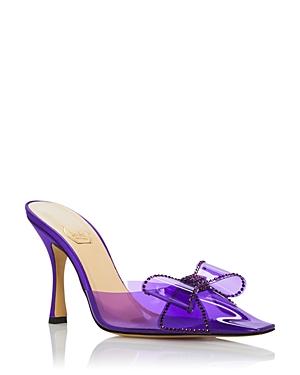 Nalebe Women's Dimante Embellished High Heel Mules