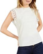 Ted Baker Lace Sleeve Top