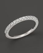 Diamond Band Ring In 14k White Gold, .50 Ct. T.w.
