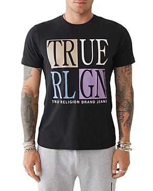 True Religion Colorblocked Logo Short Sleeve Tee